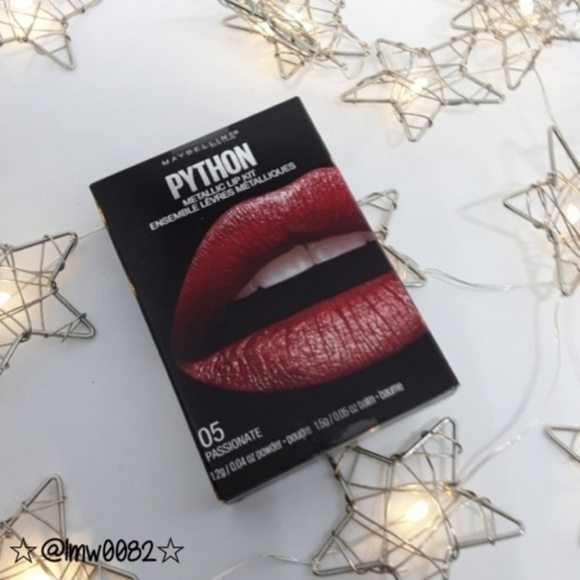 Python Metallic Lip Kit Passionate - Picture 4 of 7